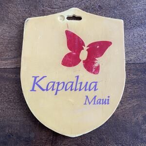 Vintage PGA Golf Bag Tag - The Golf Club at Kapalua Maui Hawaii